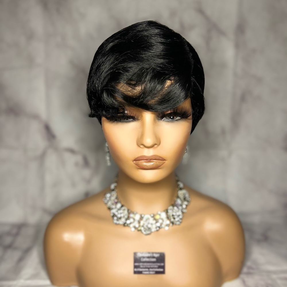 SOLD‼️Lace Part Pixie Cut Full Wig